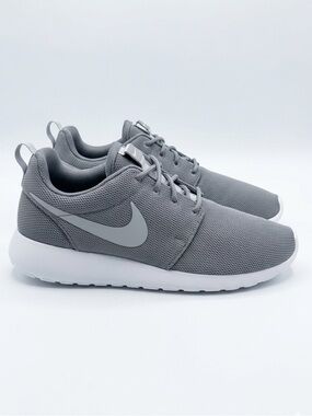 Nike Roshe One Cool Gray White Women's Sneakers Shoes Running Mesh Neutral